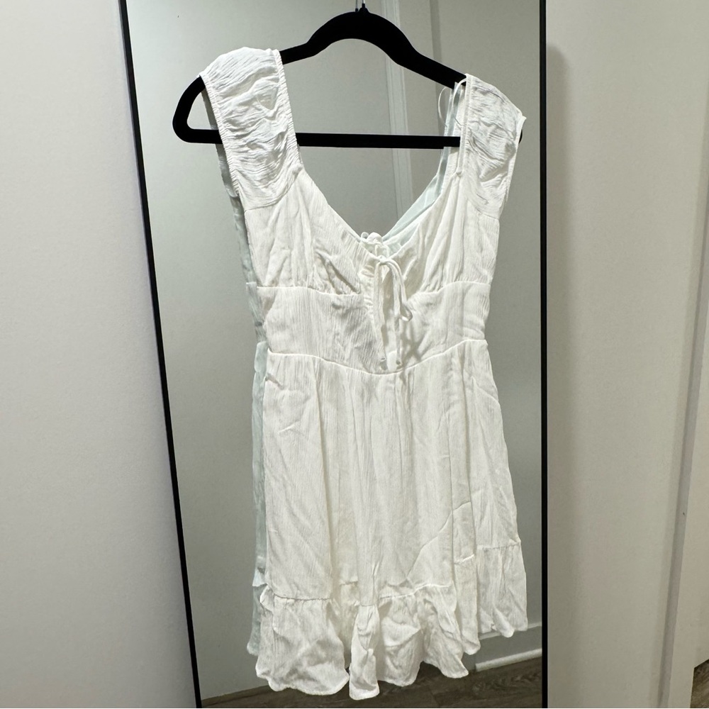 Garage White Mini Dress